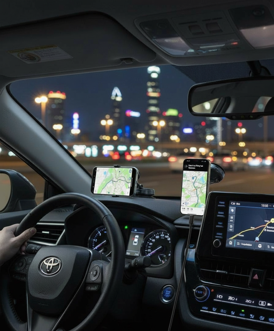 360° Adjustable Magnetic Car Phone Holder for MagSafe iPhone and Samsung